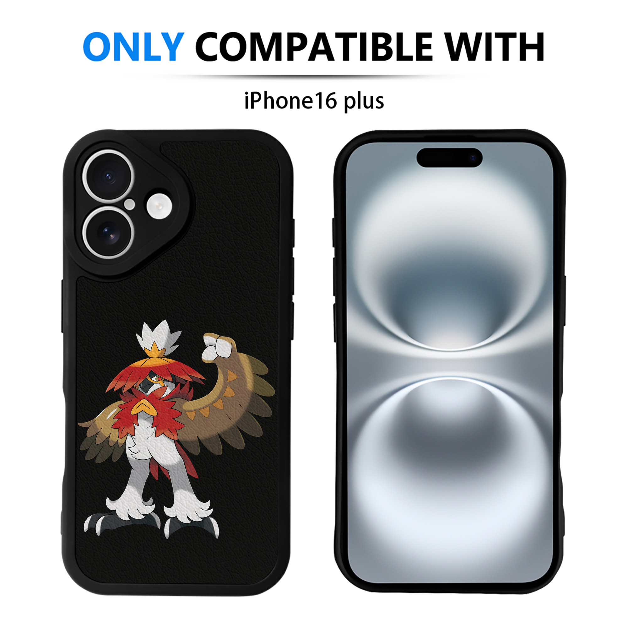 （画像用） ポケットモンスター Pokémon 【iPhone 16シリーズ対応】シリコンスマホケース（レザー調） 材質：シリコン